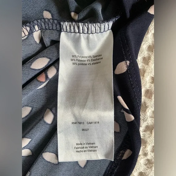 EUC Motherhood Maternity/Nursing Blue Multi Wrap, Small, MSRP $69 - Picture 4 of 10